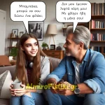 Ενα φιλάκι στο μπαμπά