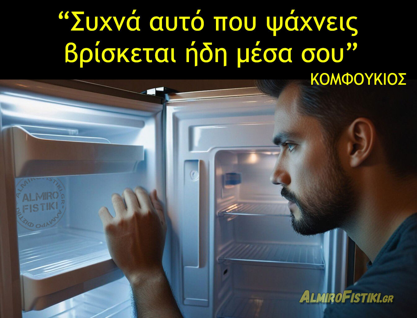AlmiroFistiki Κομφούκιος ψυγείο