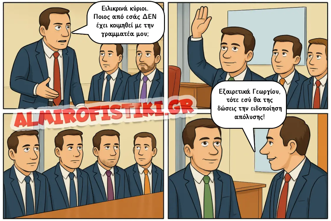 AlmiroFistiki Toons Who has not slept with the secretary