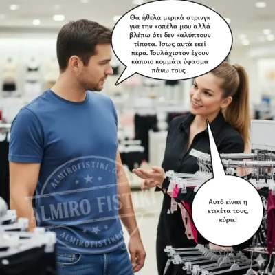 Στρινγκ με ύφασμα