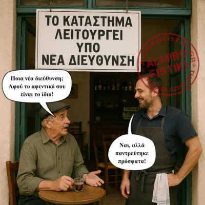 Νέα διεύθυνση