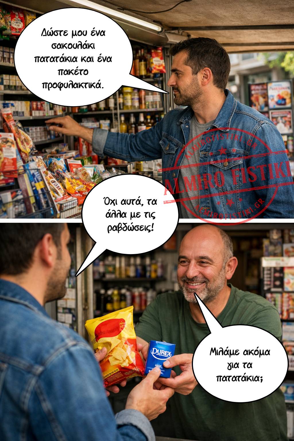 Με τις ραβδώσεις