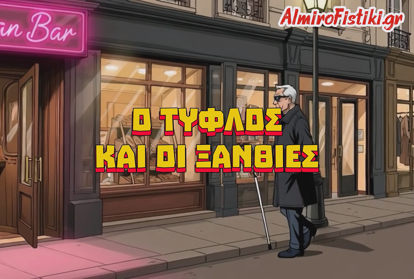 The blind man and the Blondes