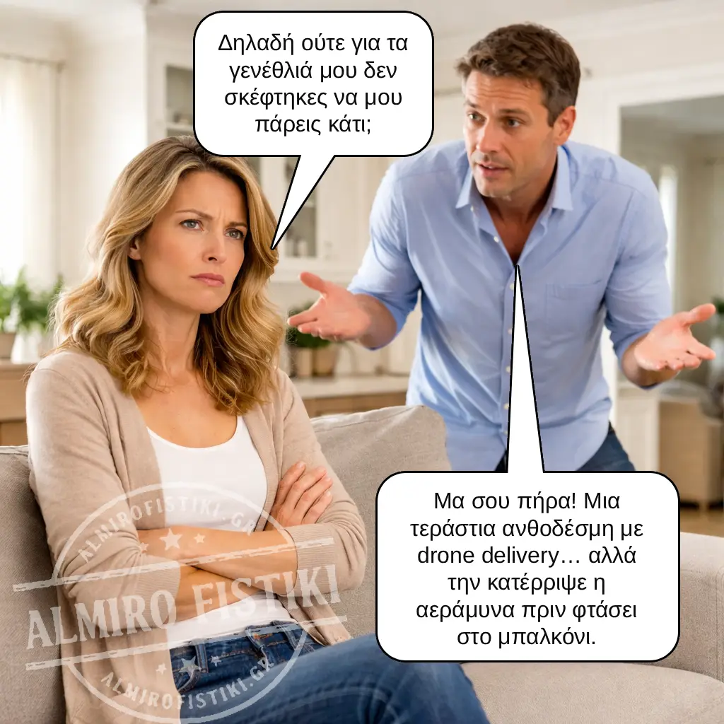 Γενέθλια, δικαιολογίες και… προβλήματα με το drone