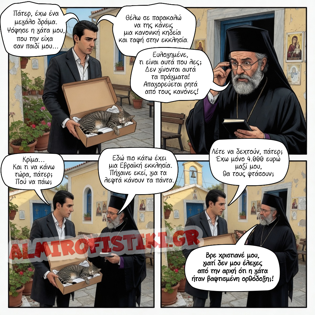 Η κηδεία μιας γάτας