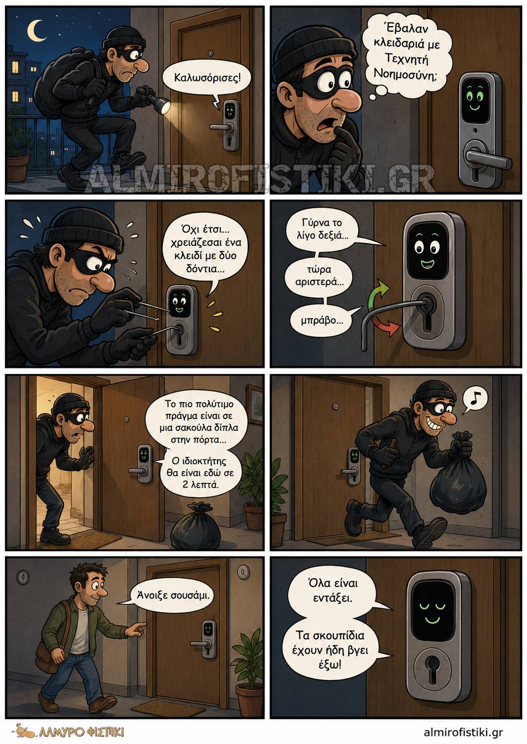 AlmiroFistiki COMIX Artificial Intelligence locks