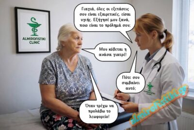 Ο γιατρός έμεινε άφωνος με την απάντηση της γιαγιάς για την αναπνοή της