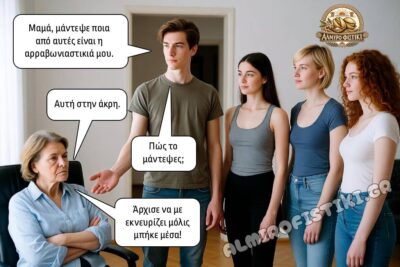 Ανέκδοτο: Η μητέρα μαντεύει την αρραβωνιαστικιά από την πρώτη στιγμή