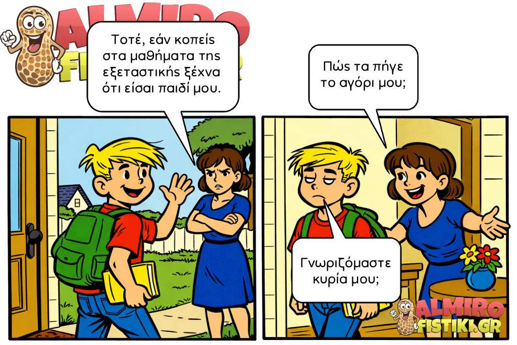 Αγόρι αρνείται να αναγνωρίσει τη μαμά του αφού κόπηκε στις εξετάσεις — εφαρμόζει κυριολεκτικά την απειλή της!
