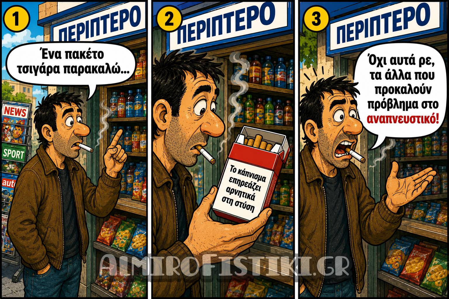 AlmiroFistiki Toons warning cigarettes