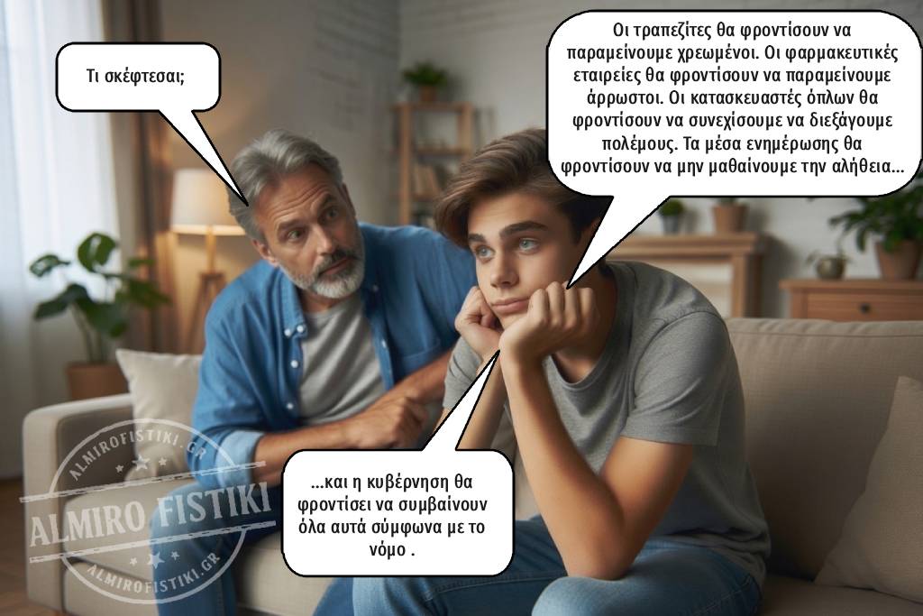 Έφηβος εξηγεί στον μπαμπά του πώς λειτουργεί ο κόσμος — και δυστυχώς έχει δίκιο.