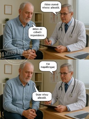 Πίνω μόνο σε ειδικές περιστάσεις
